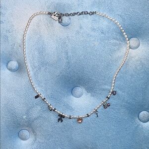 Coach Silver Charm Necklace